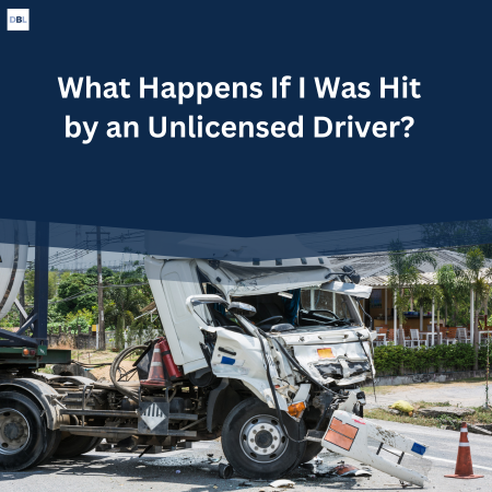 what happens if i was hit by an unlicensed driver